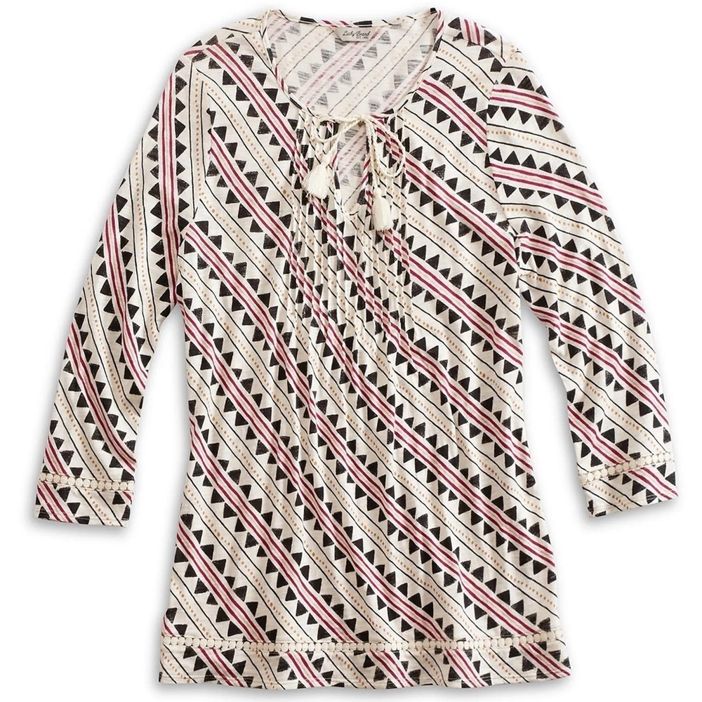 Lucky Brand Tribal Rhythm Top β Size L
Boho β’ Fall Ready β’ Excellent Condition - Picture 3 of 8
